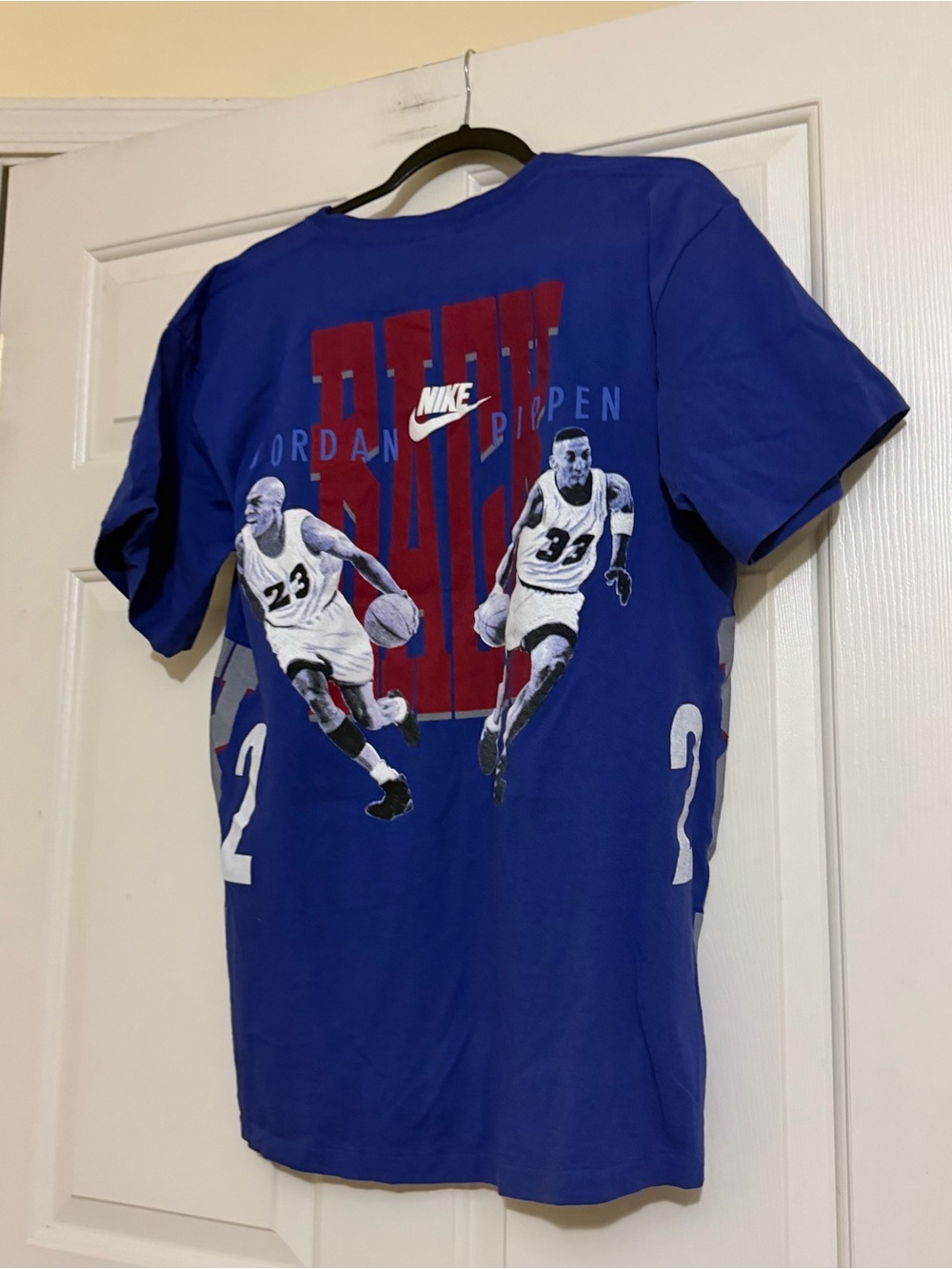 Vintage Nike Michael Jordan Scottie x Pippen Back 2 Back T-Shirt Size XL NBA